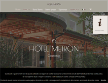 Tablet Screenshot of hotelmetron.it